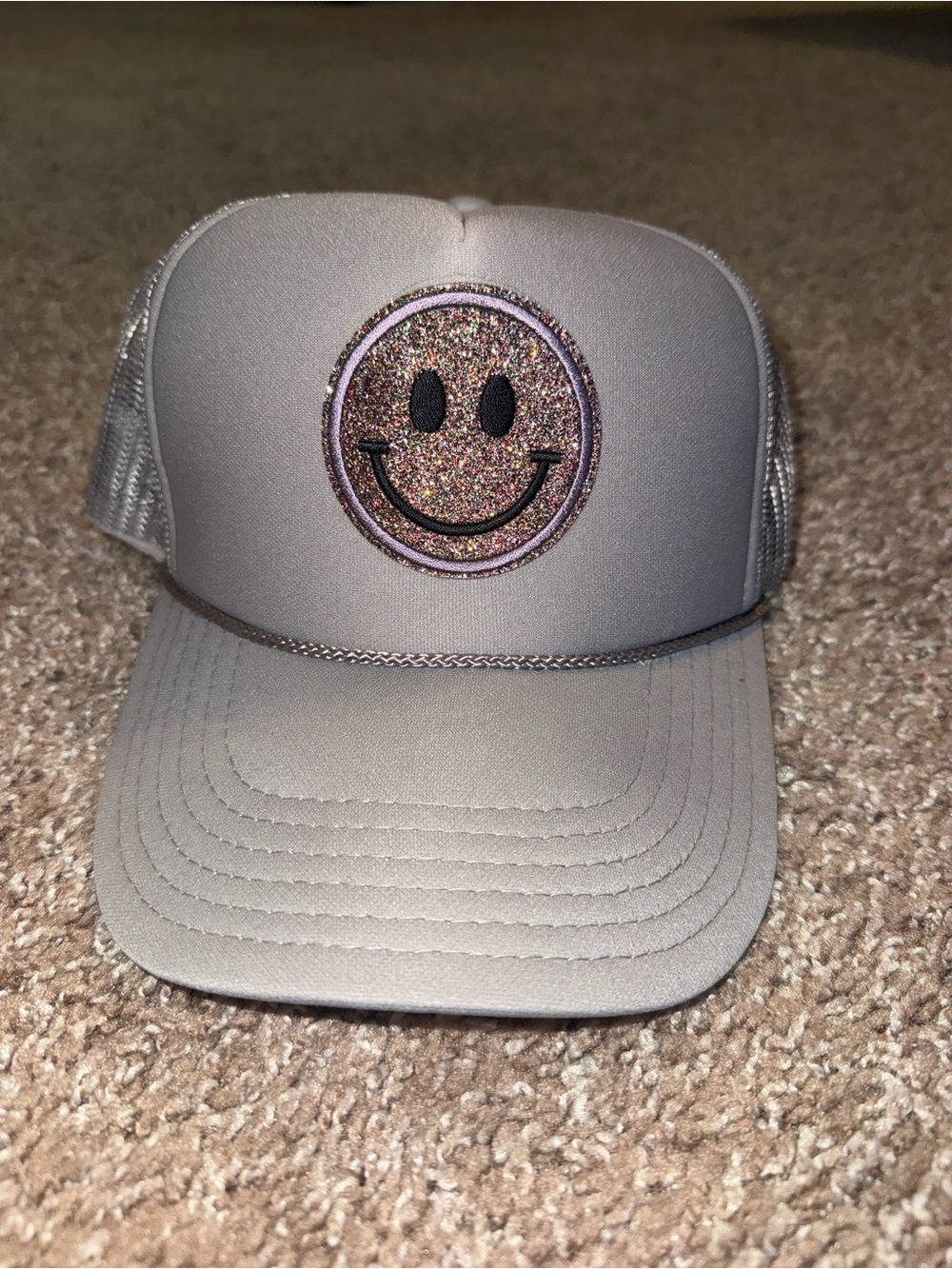 Gray Trucker Hat